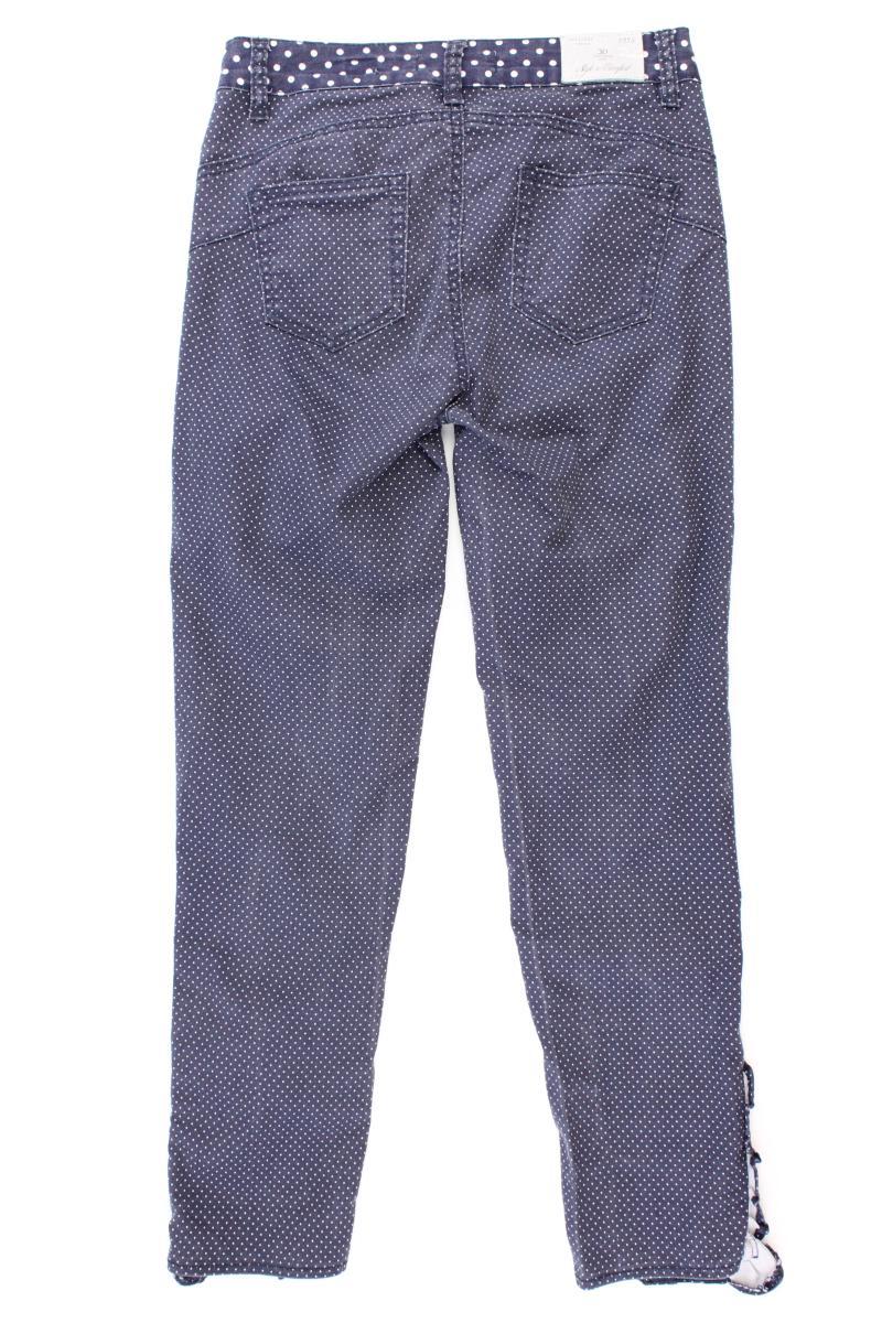 Chiara Dalba Hose Gr. 36 gepunktet blau