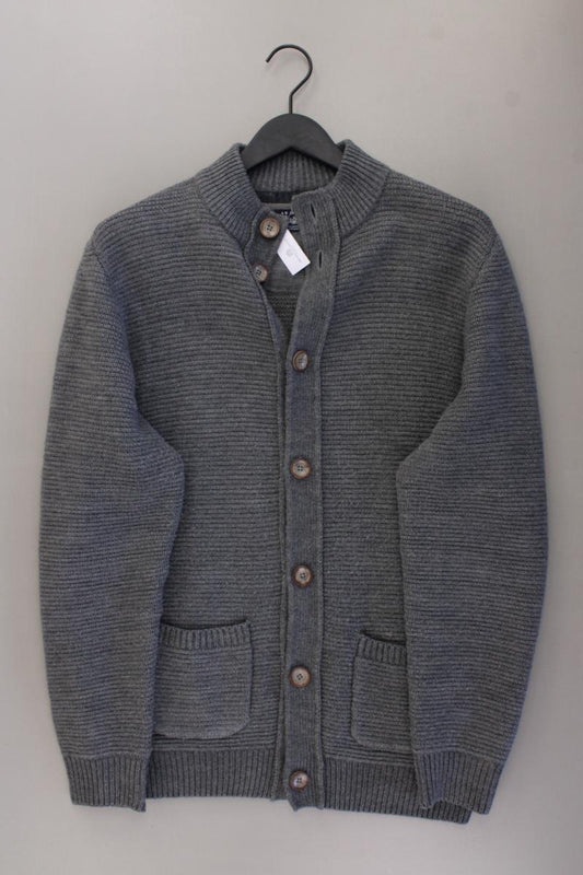 A.W. Dunmore Strickjacke für Herren Gr. 52 Langarm grau aus Polyacryl
