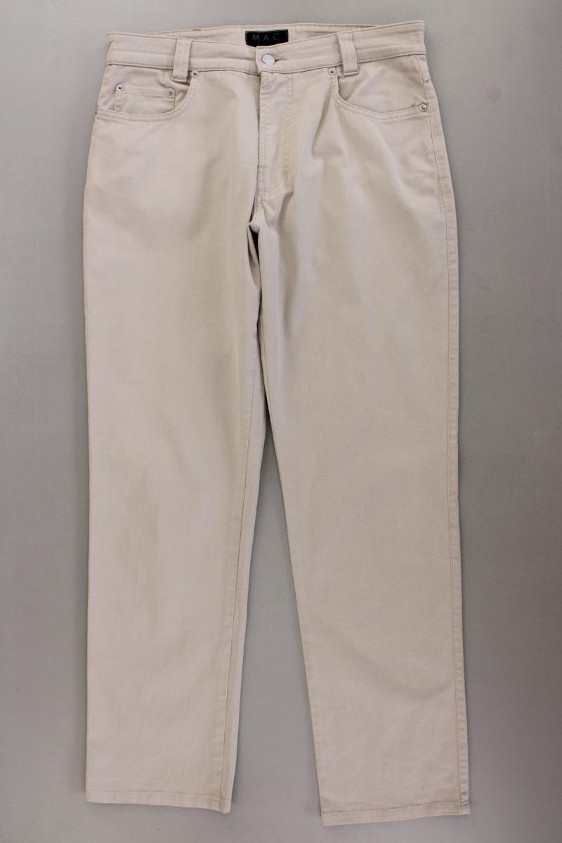 MAC Hose für Herren Gr. W33/L32 Modell Brad creme aus Baumwolle