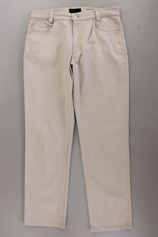 MAC Hose für Herren Gr. W33/L32 Modell Brad creme aus Baumwolle