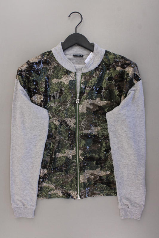 Bogner Jäckchen mit Pailletten Gr. 40 grau aus Polyester