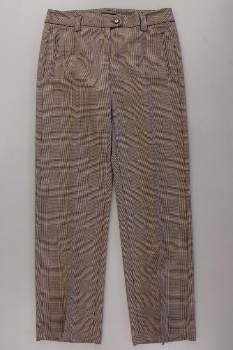 MAC Stoffhose Gr. 38/L32 kariert Modell Helen Vintage braun aus Polyester