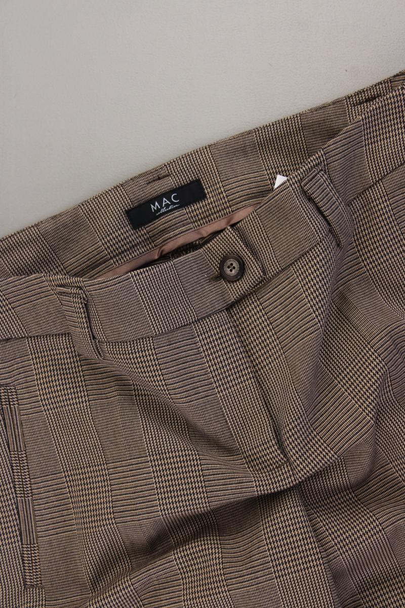 MAC Stoffhose Gr. 38/L32 kariert Modell Helen Vintage braun aus Polyester