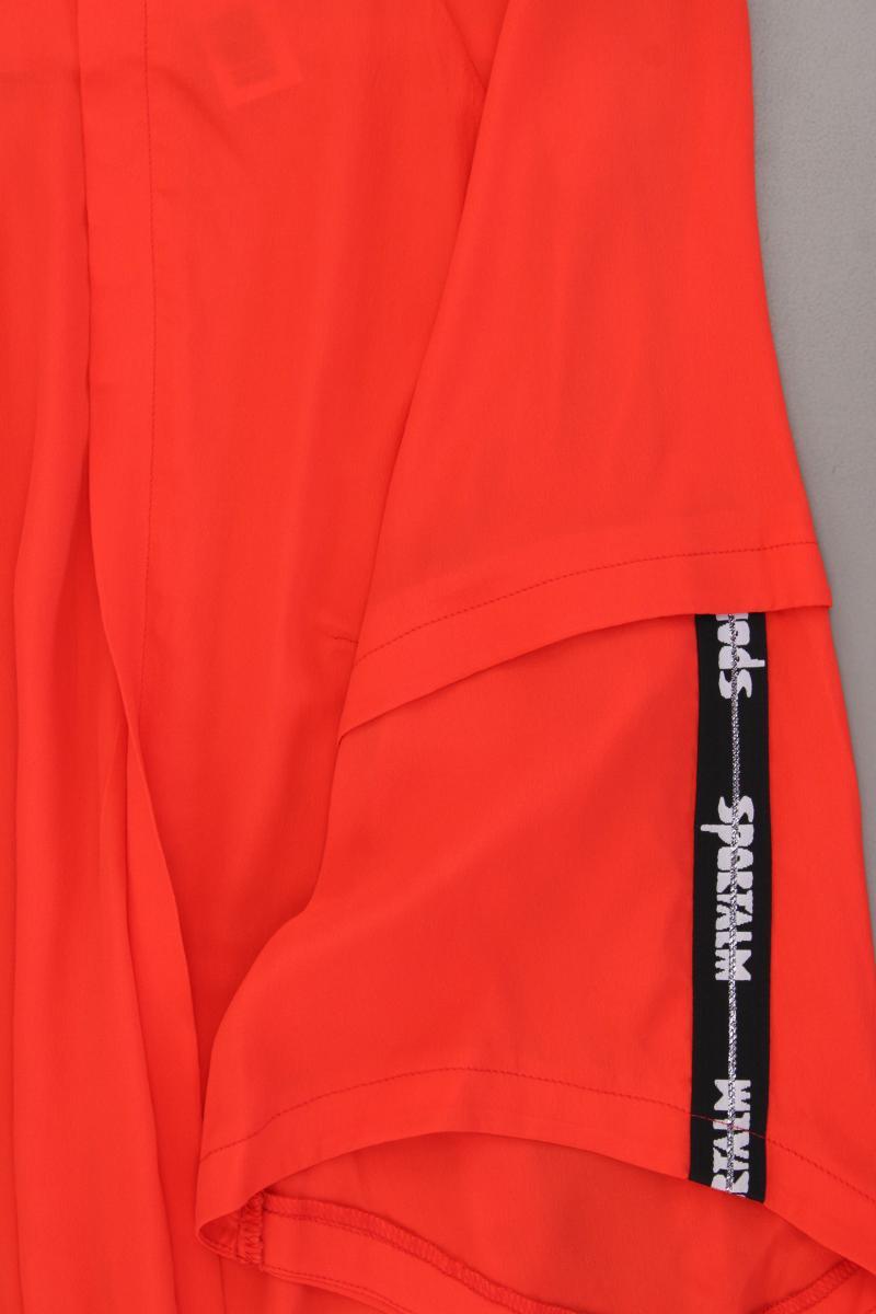 Sportalm Bluse mit Seide Gr. 42 3/4 Ärmel orange aus Acetat