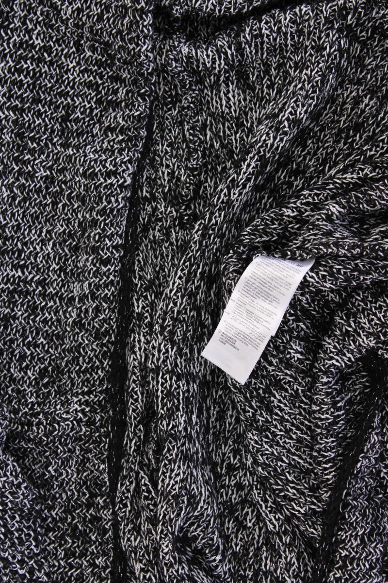 Esprit Strickjacke Gr. L Langarm mit Glitzer grau aus Baumwolle