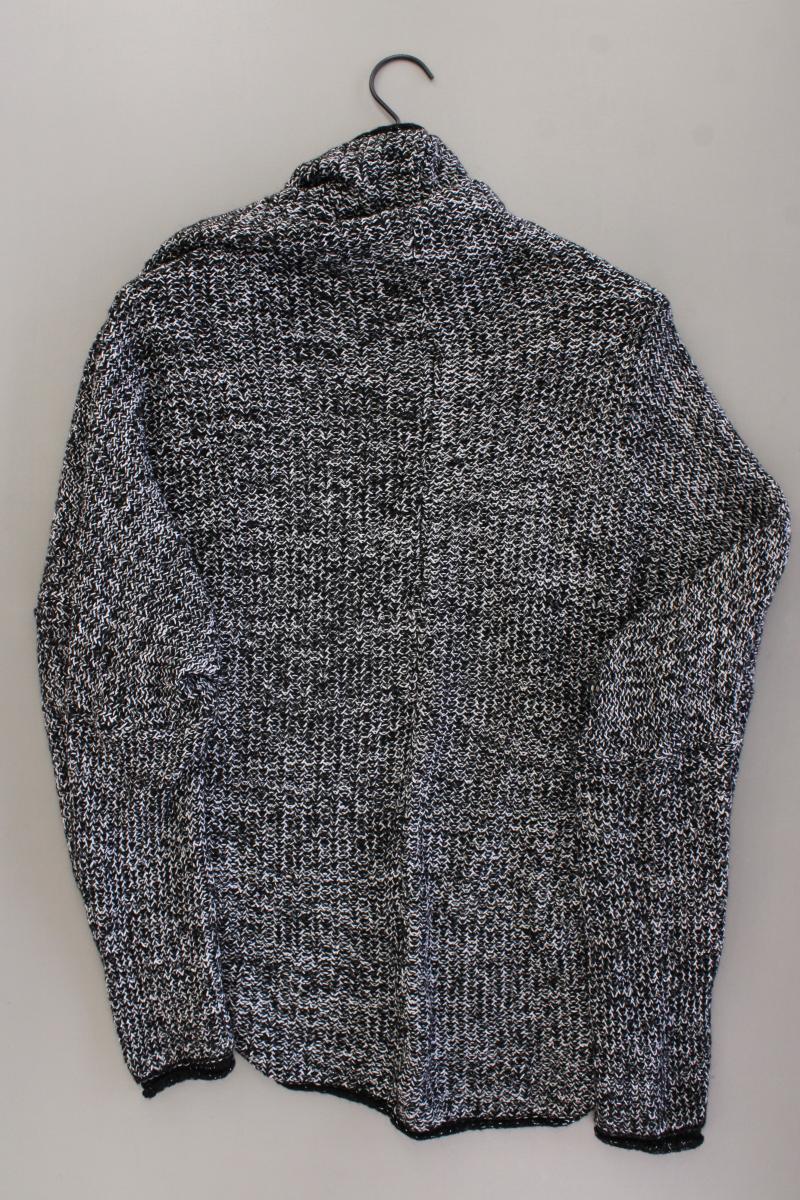 Esprit Strickjacke Gr. L Langarm mit Glitzer grau aus Baumwolle