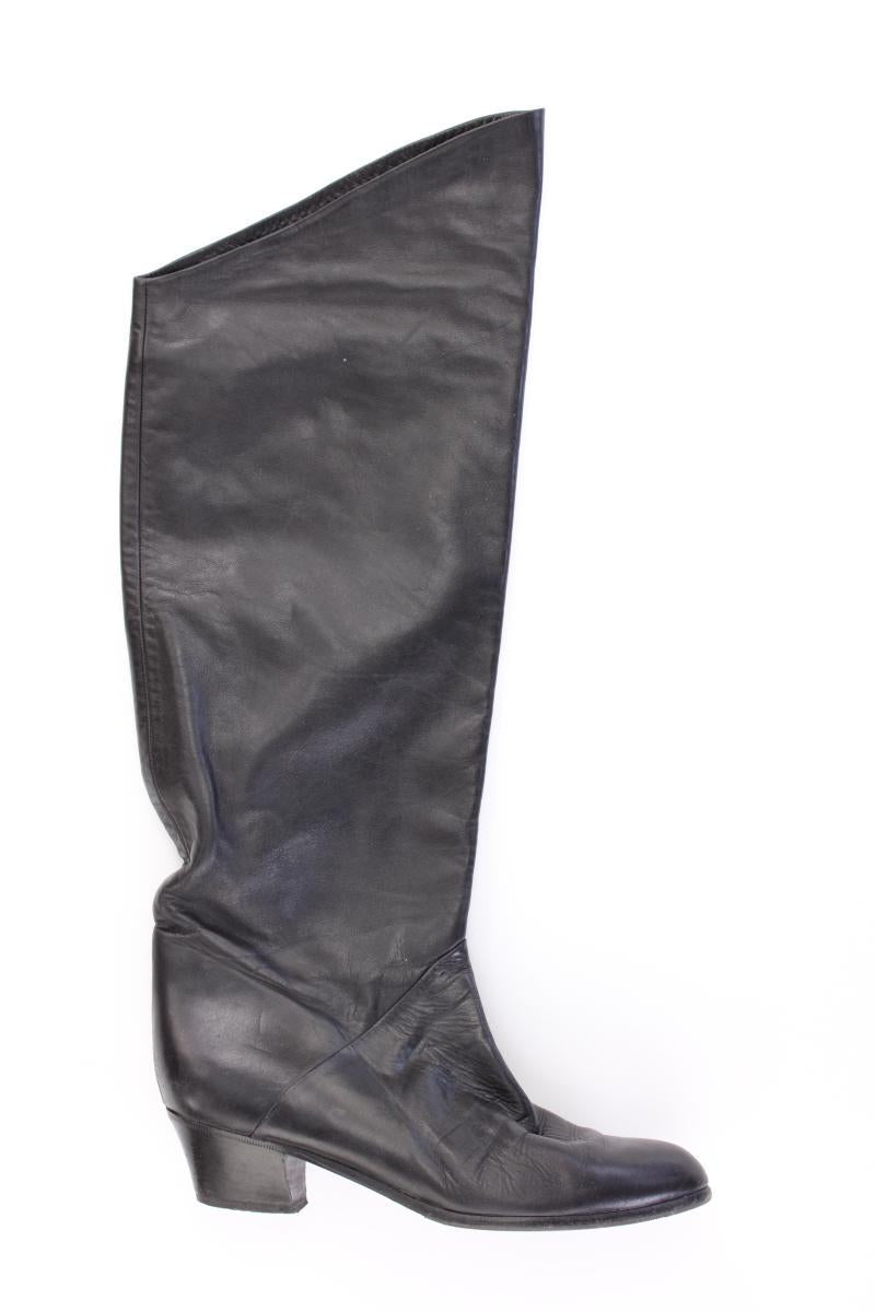 Absatzstiefel Gr. 41 schwarz aus Leder