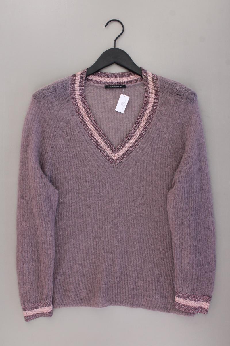 Luisa Cerano Grobstrickpullover Gr. 42 lila
