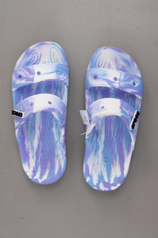 Crocs Sandalen Gr. 37,5 mit Batikmuster mehrfarbig