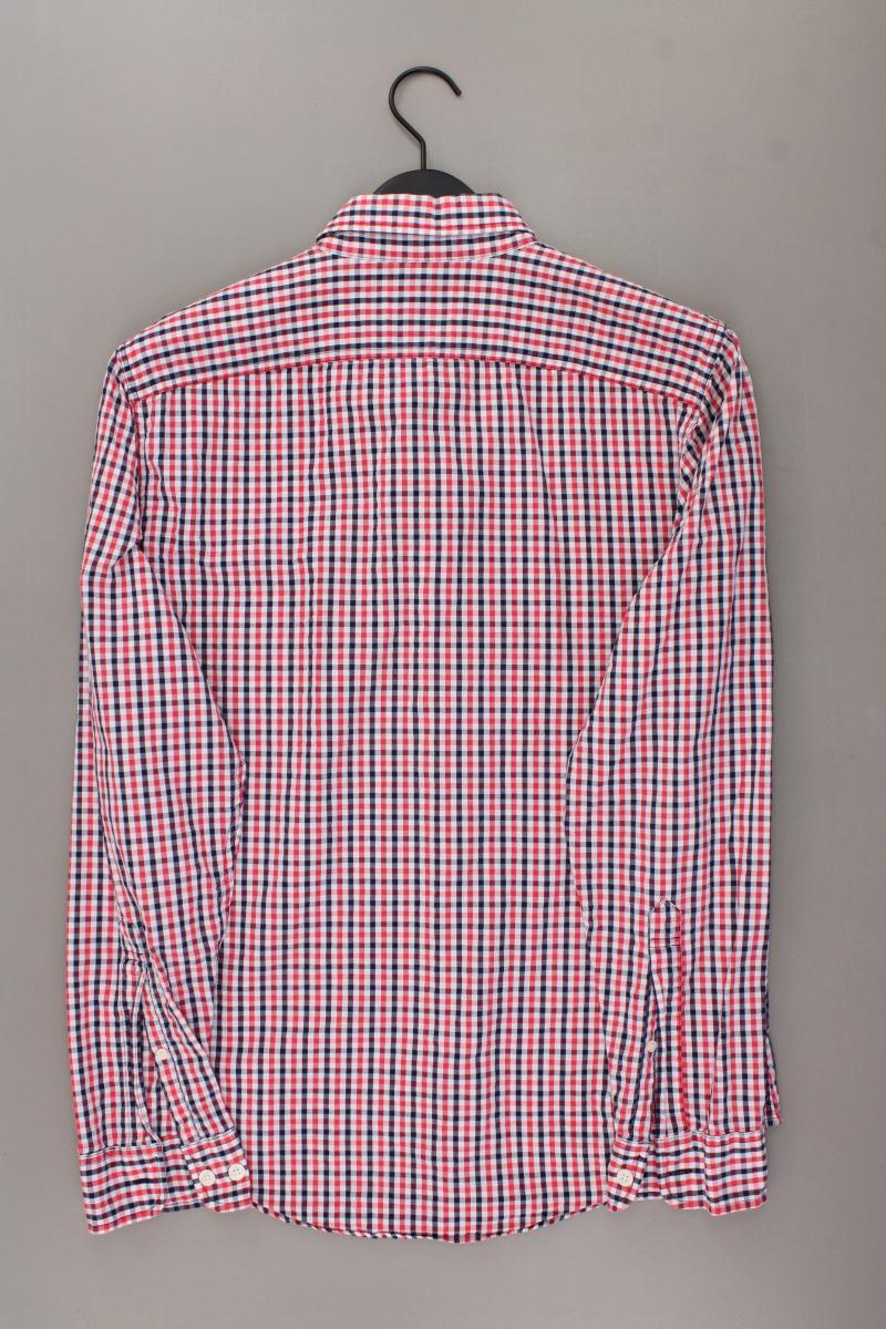 Abercrombie & Fitch Langarmhemd Muscle Fit für Herren Gr. L kariert rot