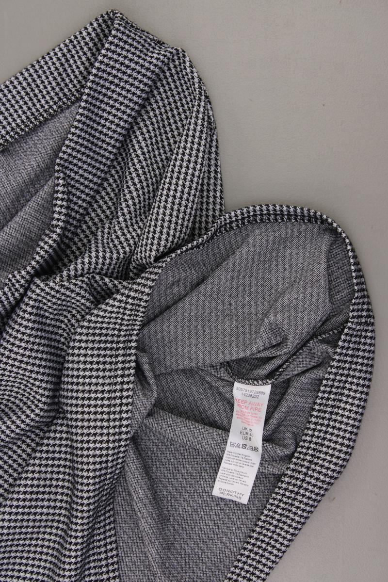 Dorothy Perkins Stretchrock Gr. 40 hahnentritt grau aus Polyester