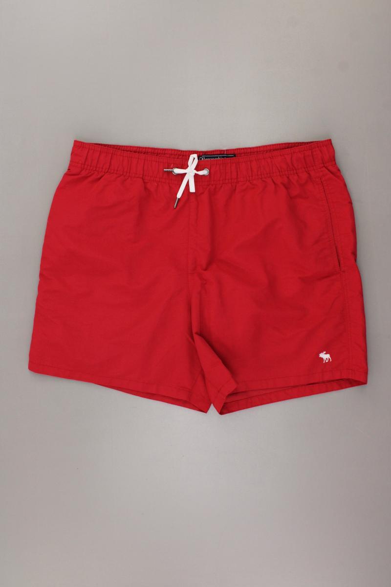 Abercrombie & Fitch Badeshorts Schwimmshorts für Herren Gr. M neuwertig rot