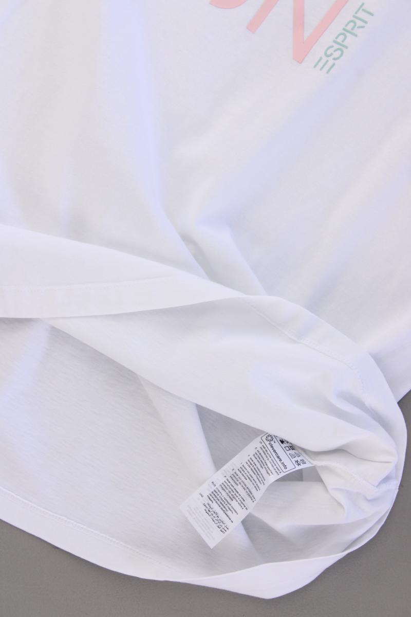 Esprit T-Shirt Gr. XL Kurzarm weiß aus Baumwolle