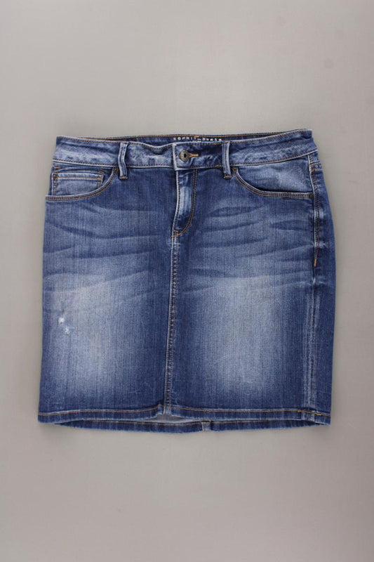 Esprit Jeansrock Gr. W28 blau aus Baumwolle