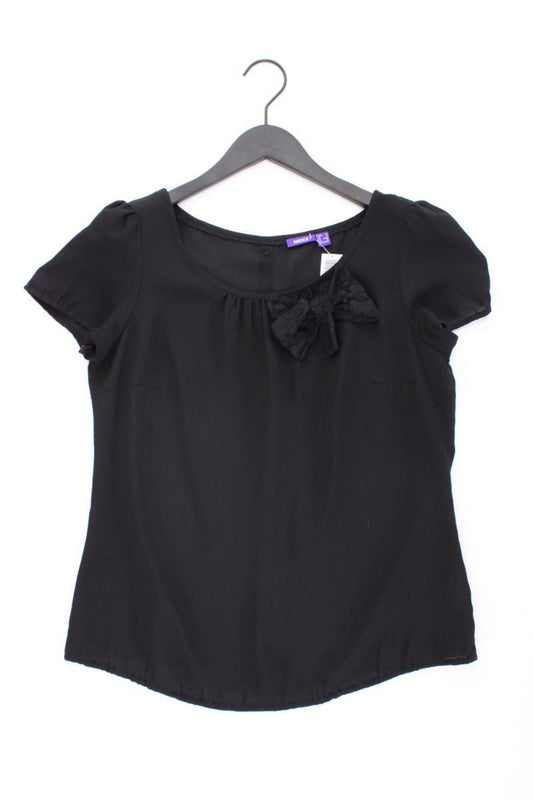 Mexx Kurzarmbluse Gr. 36 schwarz aus Polyester