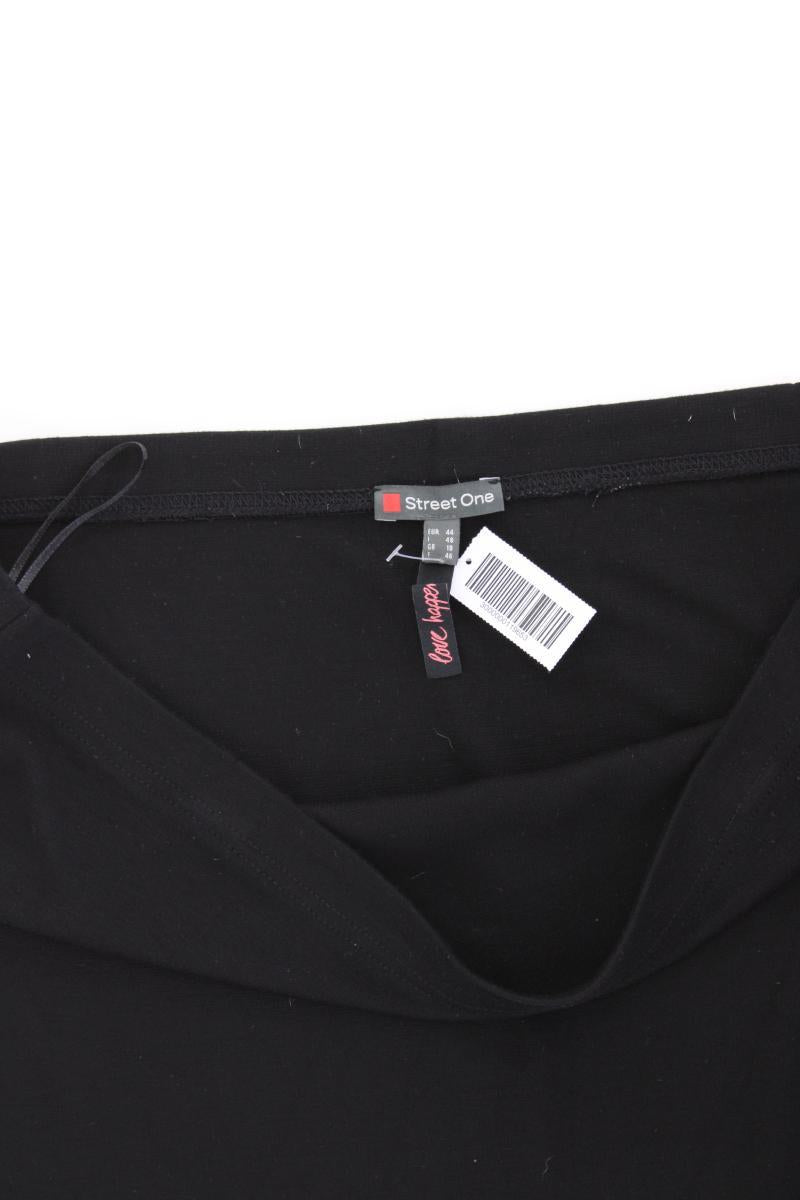 Street One Stretchrock Gr. 44 schwarz aus Viskose