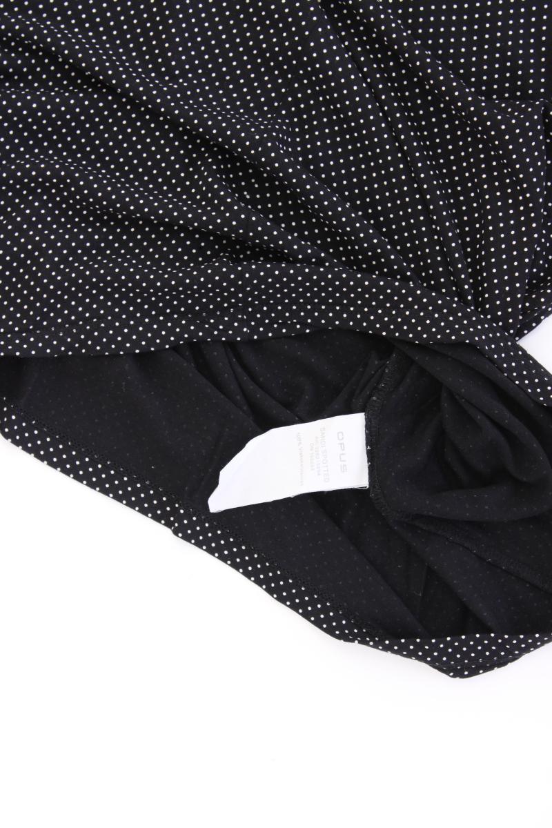 Opus Shirt Modell Sandi Spotted Gr. 42 gepunktet Kurzarm schwarz aus Viskose