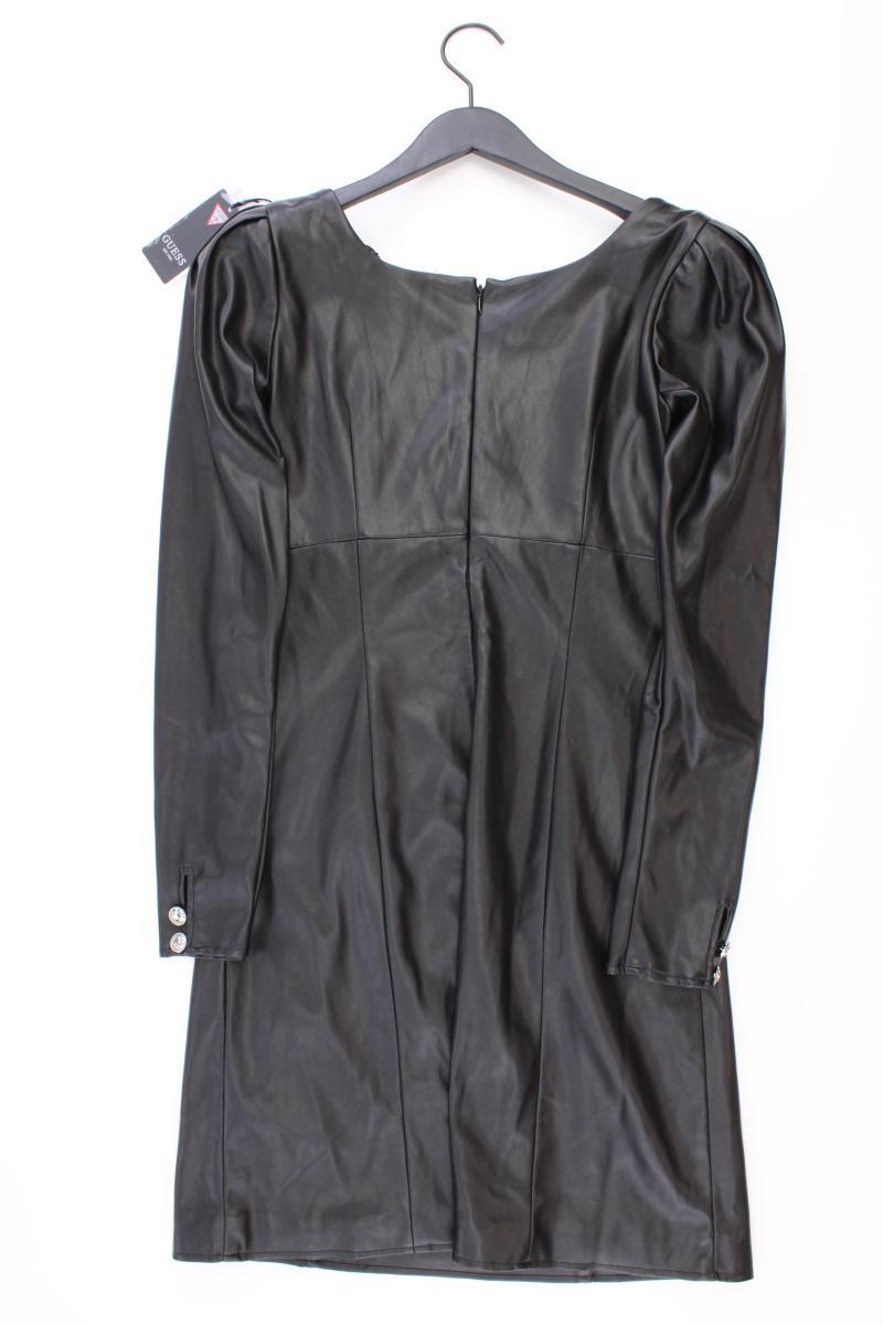 Guess Kunstlederkleid Gr. M neu mit Etikett Langarm schwarz aus Polyurethan