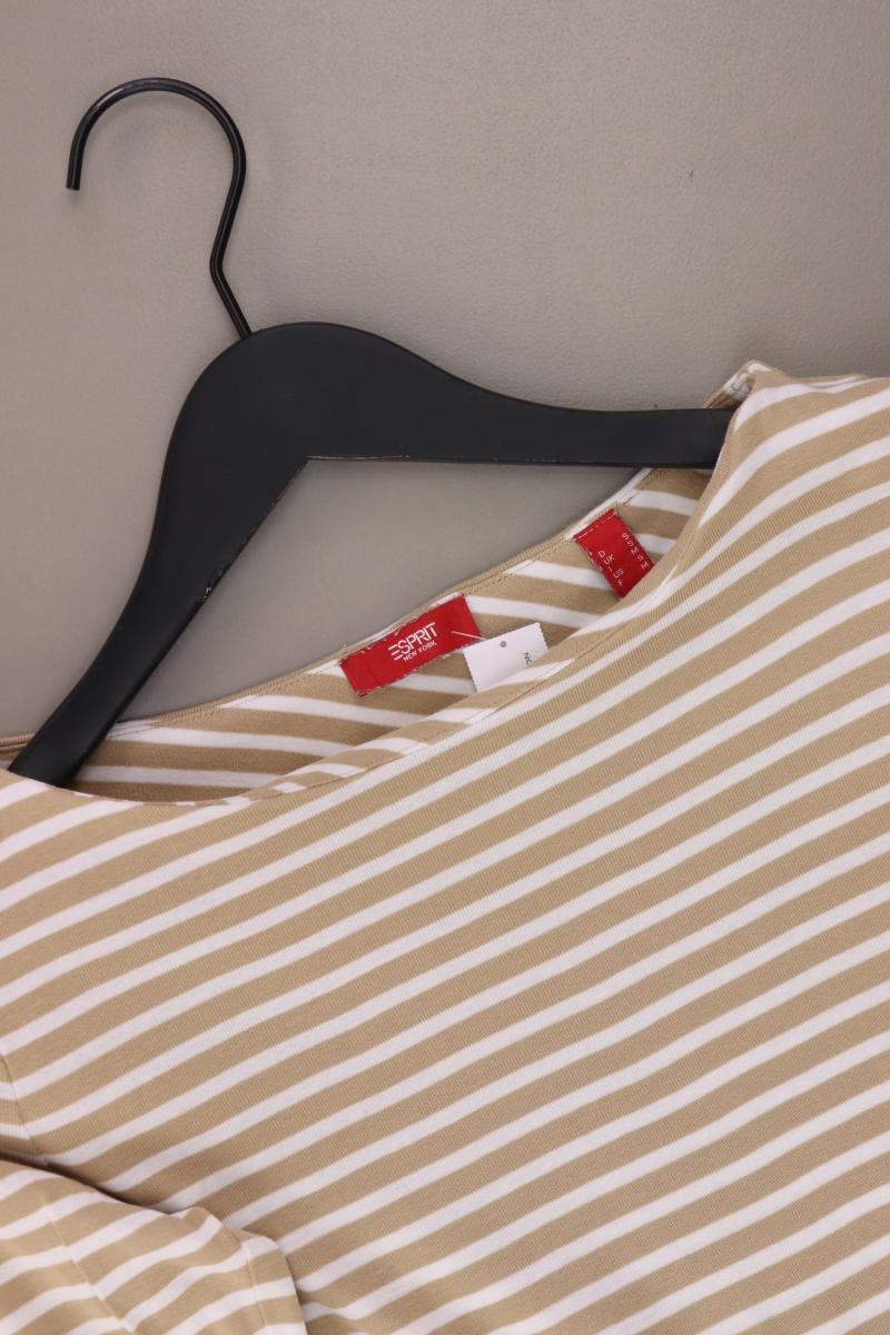 Esprit Ringelshirt Gr. S gestreift 3/4 Ärmel creme aus Baumwolle