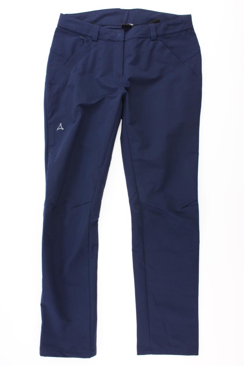 Schöffel Hose Gr. 38 blau aus Polyester