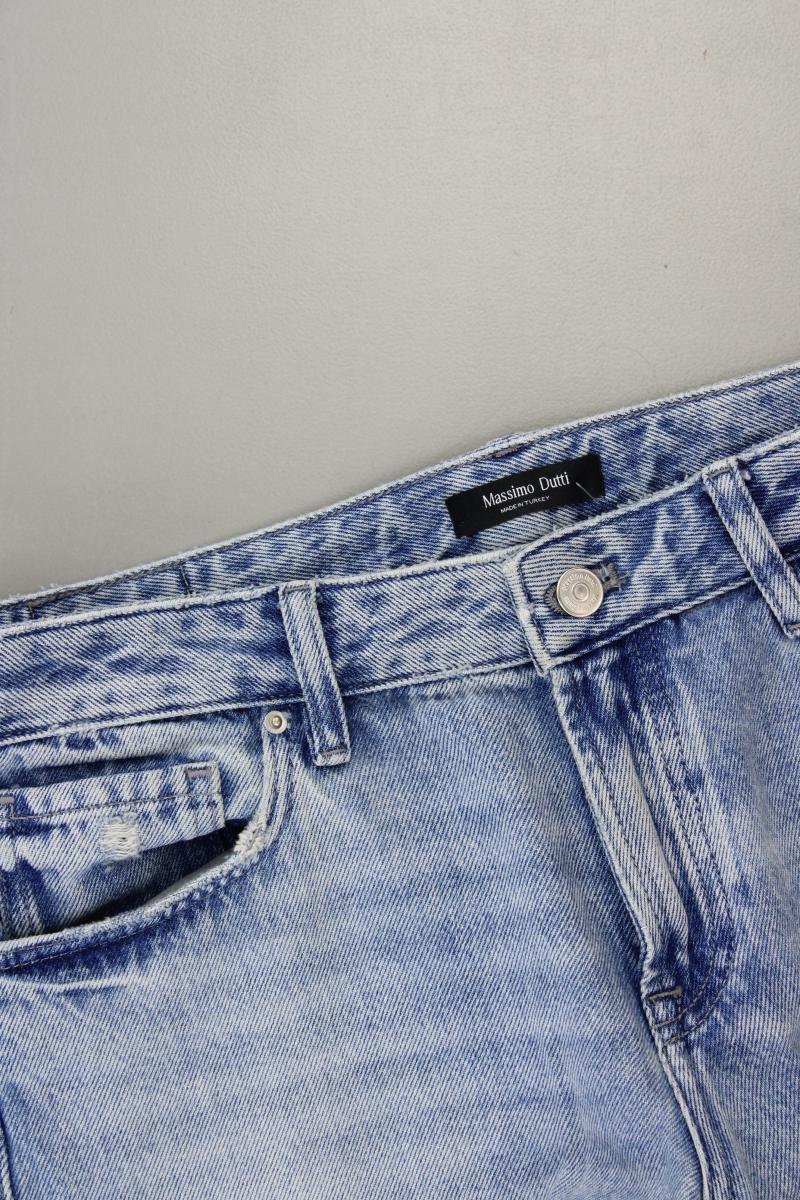 Massimo Dutti Baggy Jeans Gr. 40 blau aus Baumwolle