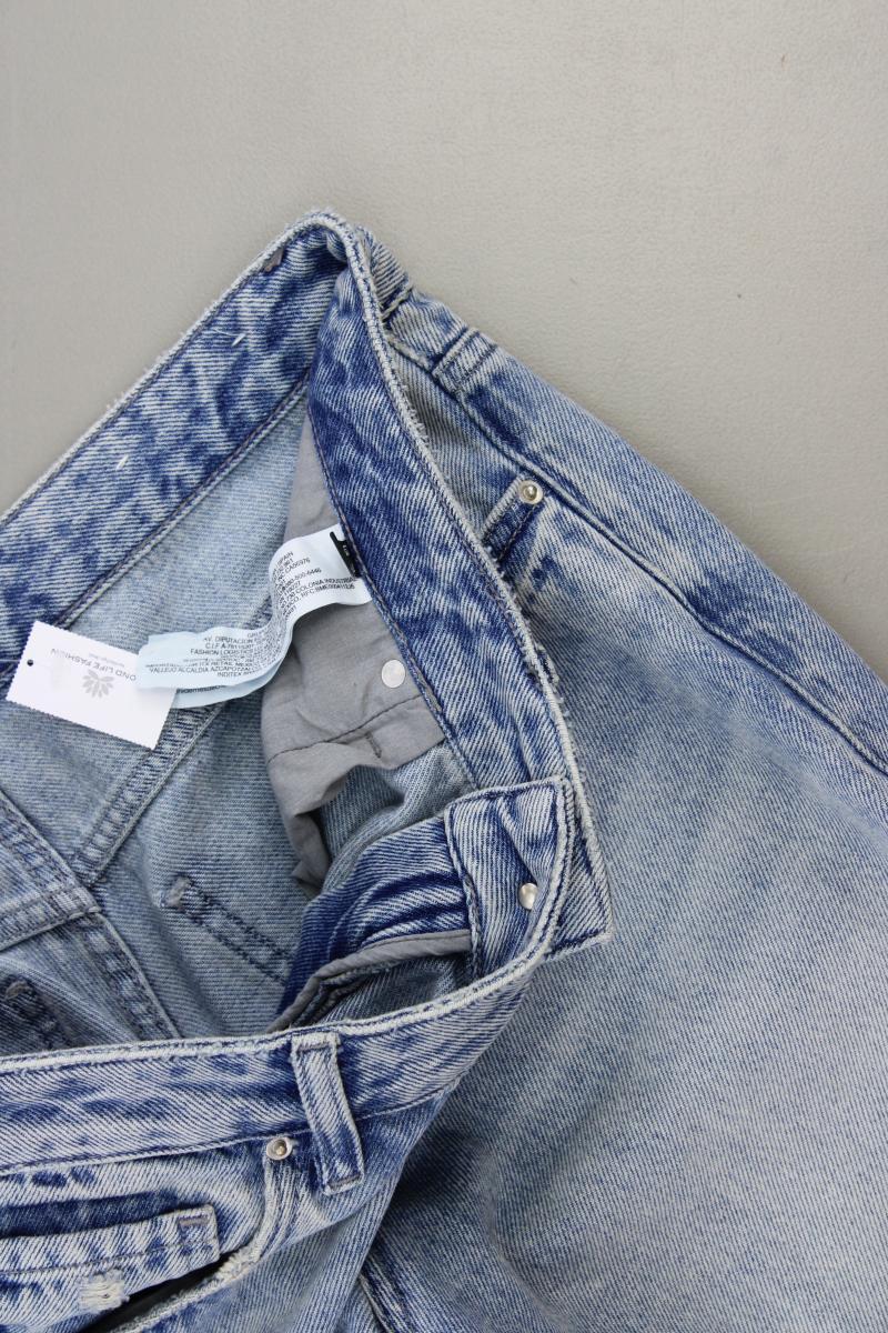 Massimo Dutti Baggy Jeans Gr. 40 blau aus Baumwolle
