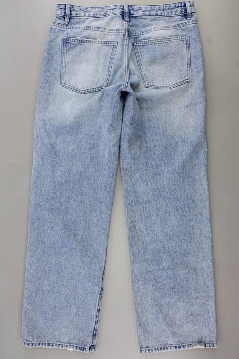Massimo Dutti Baggy Jeans Gr. 40 blau aus Baumwolle