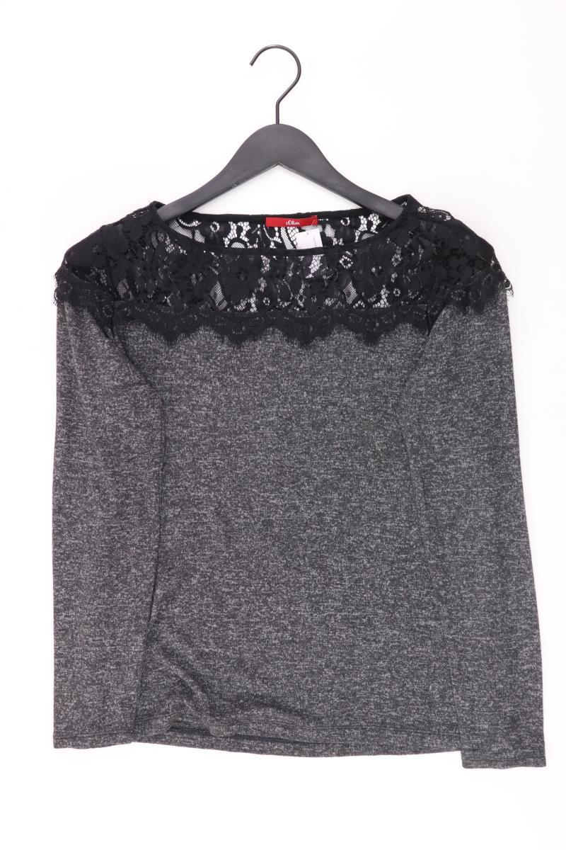 s.Oliver Feinstrickpullover Gr. 38 grau