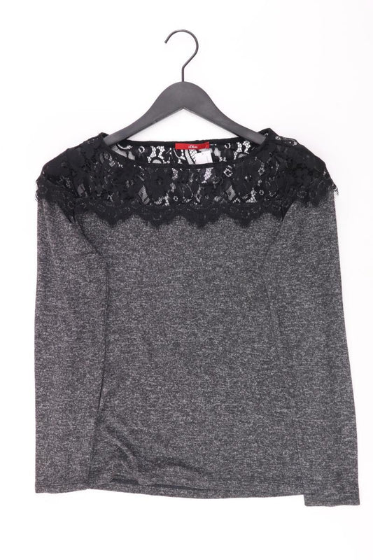 s.Oliver Feinstrickpullover Gr. 38 grau