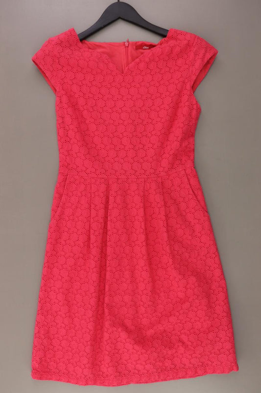 s.Oliver Etuikleid Gr. 34 mit Blumenmuster Kurzarm pink