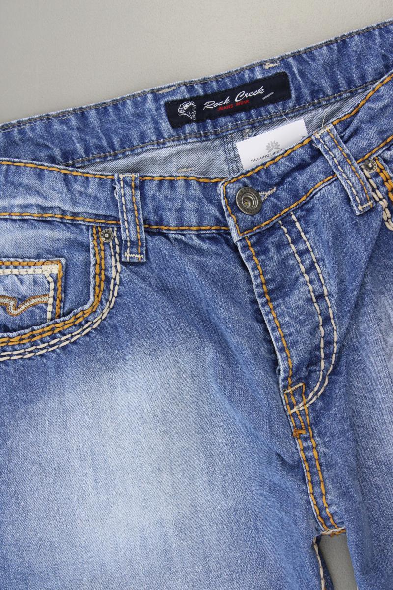 Rock Creek Jeansshorts für Herren Gr. W36 blau aus Baumwolle