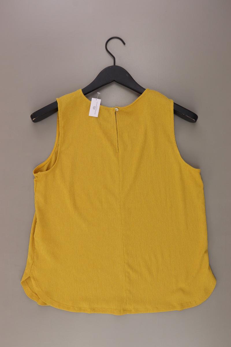 Zero Ärmellose Bluse Gr. 40 gelb aus Polyester