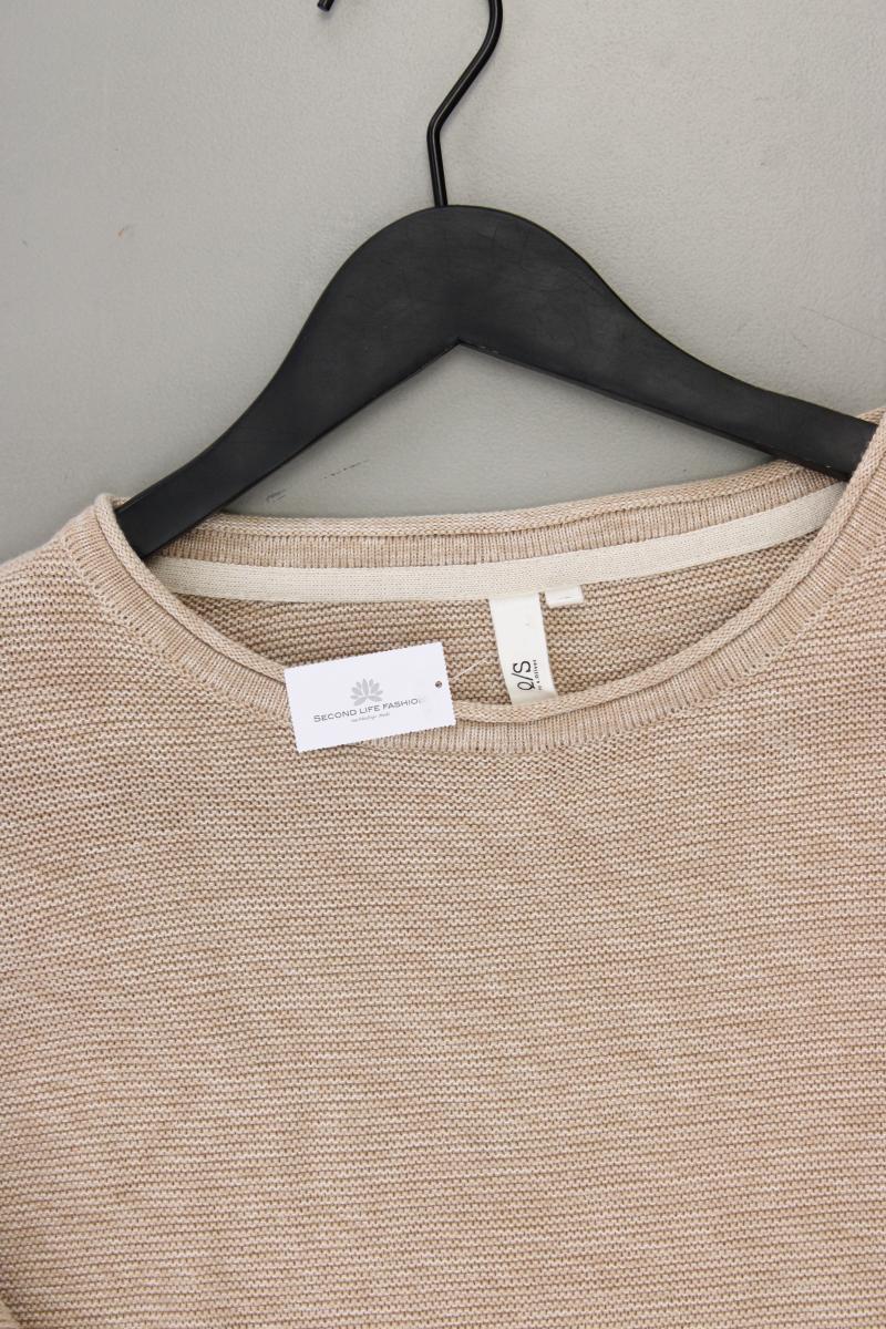 QS by s.Oliver Feinstrickpullover Gr. XL neuwertig creme aus Baumwolle
