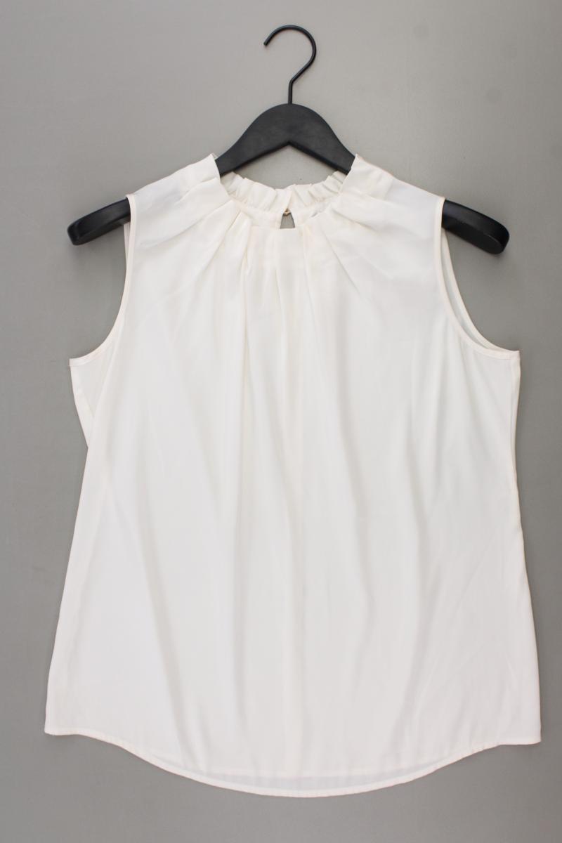comma, Ärmellose Bluse Gr. 38 creme