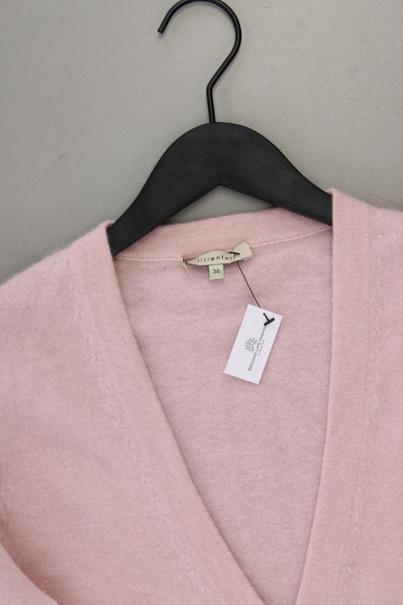 Lilienfels Cardigan mit Kaschmir Gr. 36 Langarm rosa