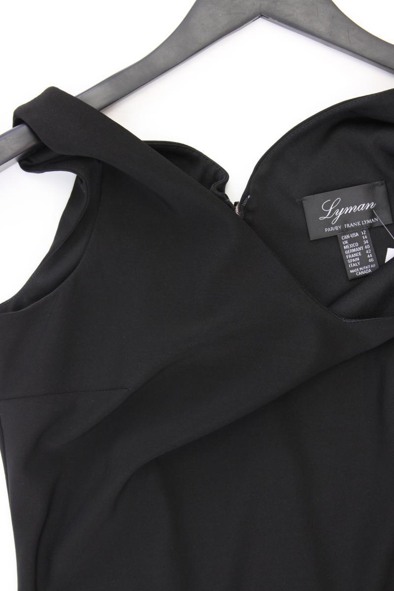 Frank Lyman Bleistiftkleid Gr. 40 Träger schwarz aus Polyester
