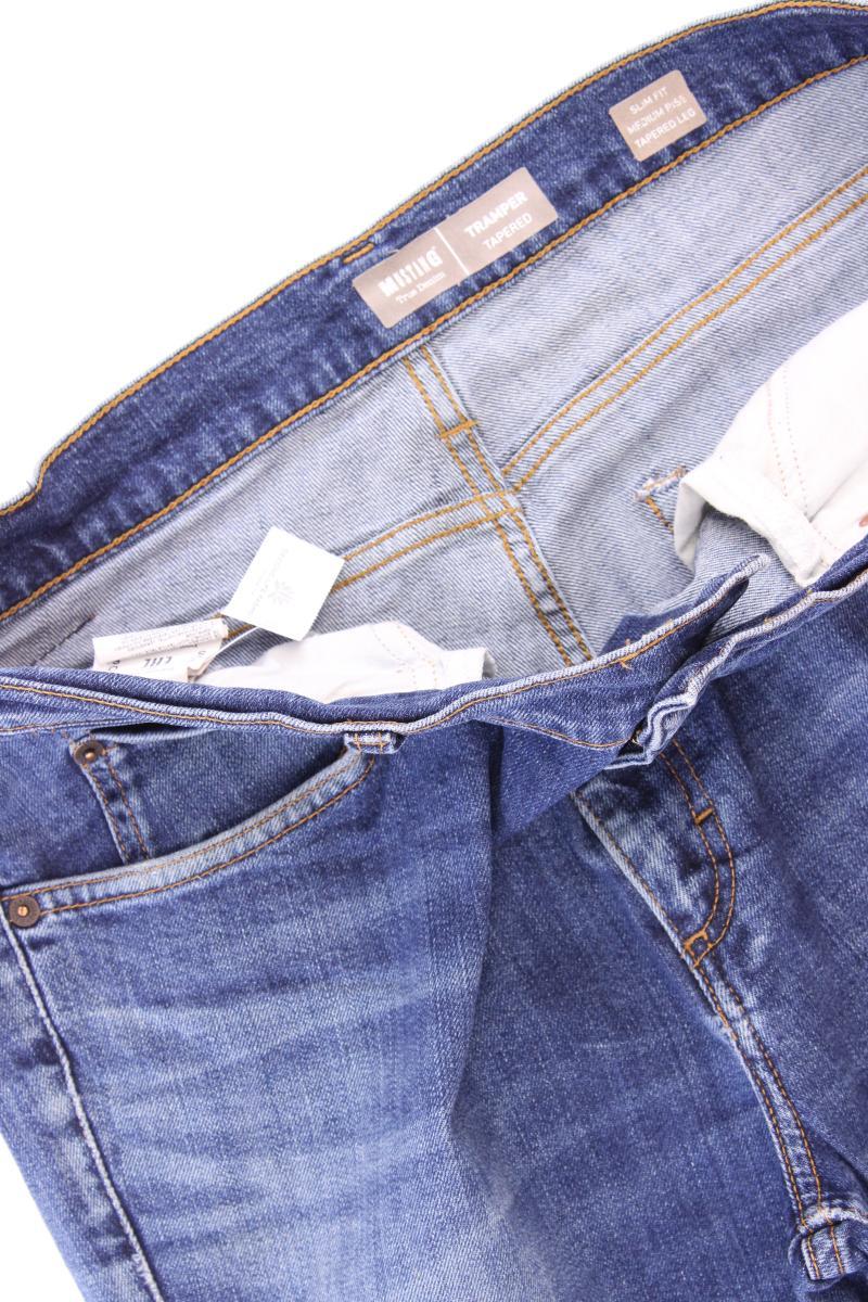 Mustang Slim Jeans für Herren Gr. W36/L30 blau aus Baumwolle