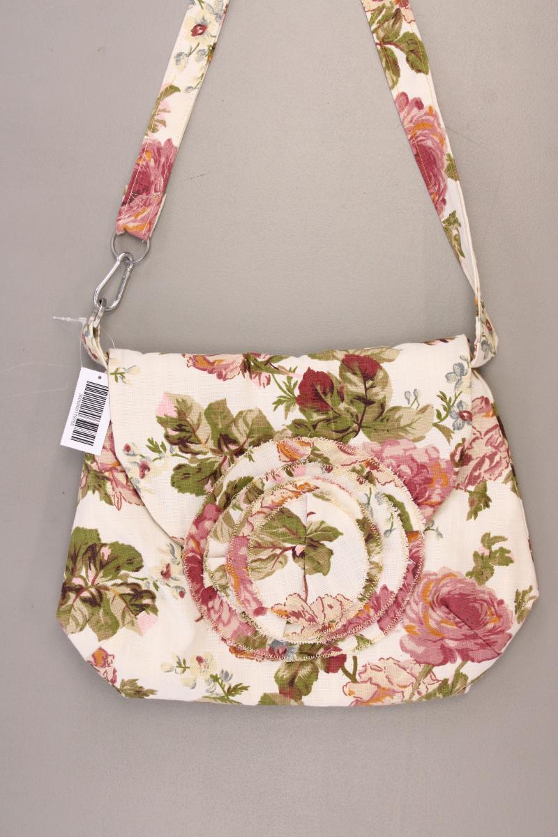 Schultertasche mit Blumenmuster mehrfarbig