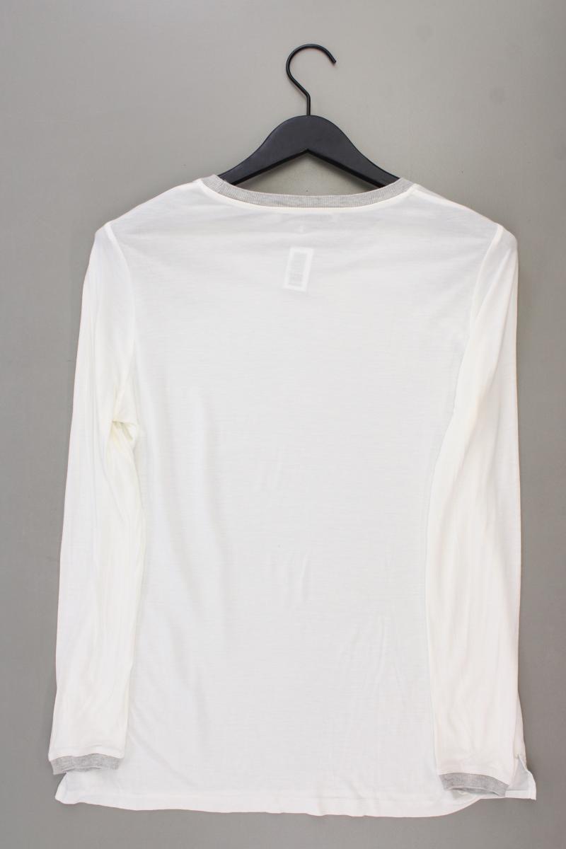 Oui Langarmbluse Gr. 38 creme