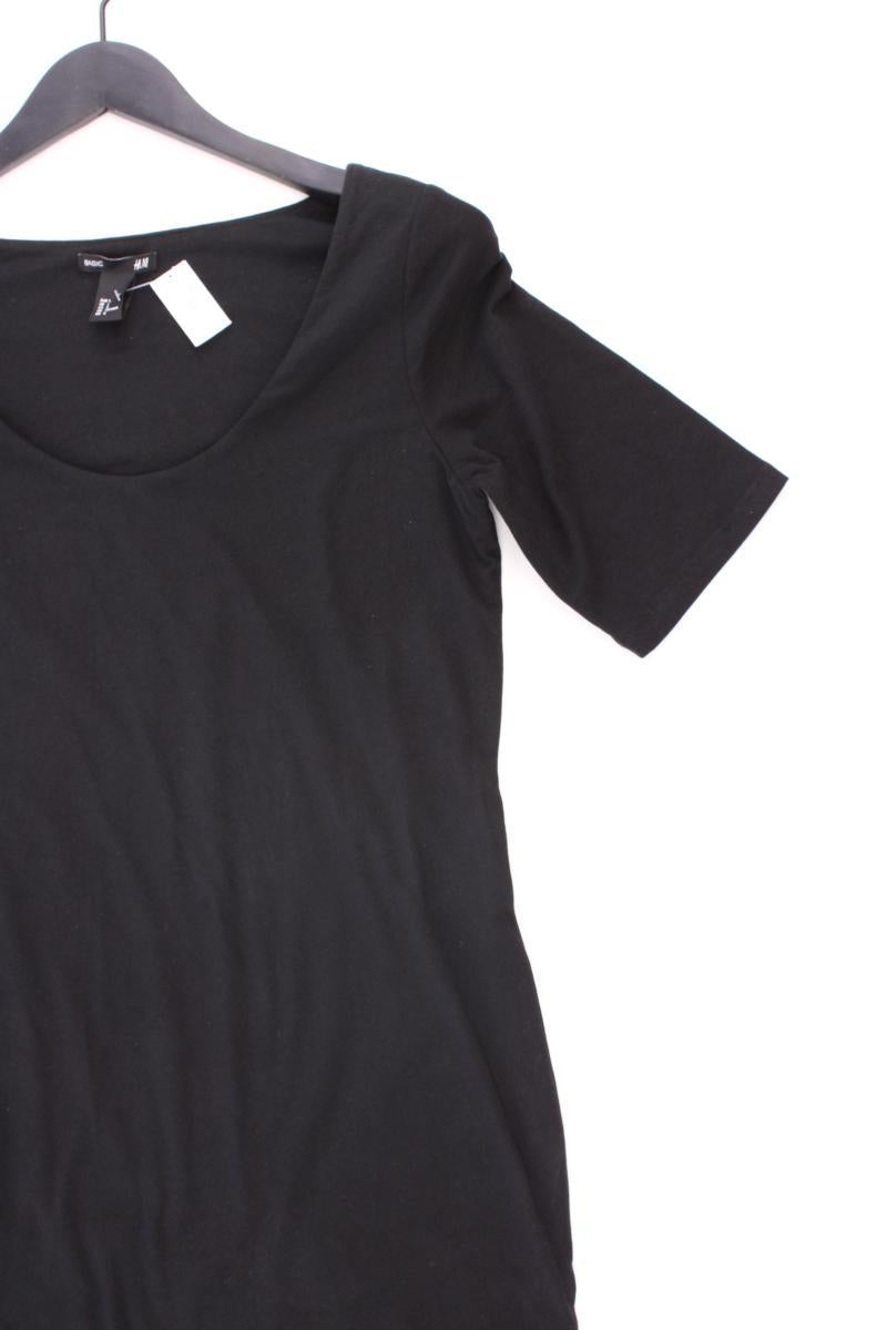 H&M Basic Kleid Gr. L Kurzarm schwarz