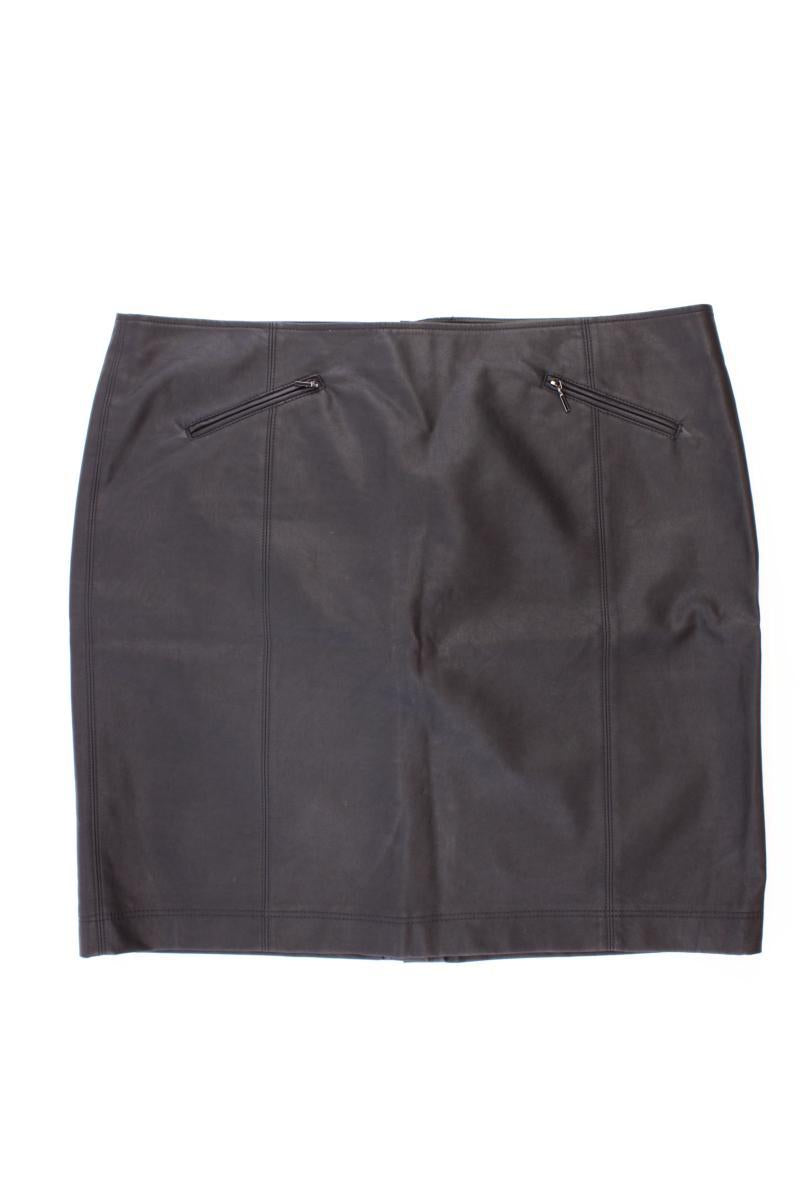 C&A Kunstleder Rock  Gr. 50 schwarz aus Polyurethan