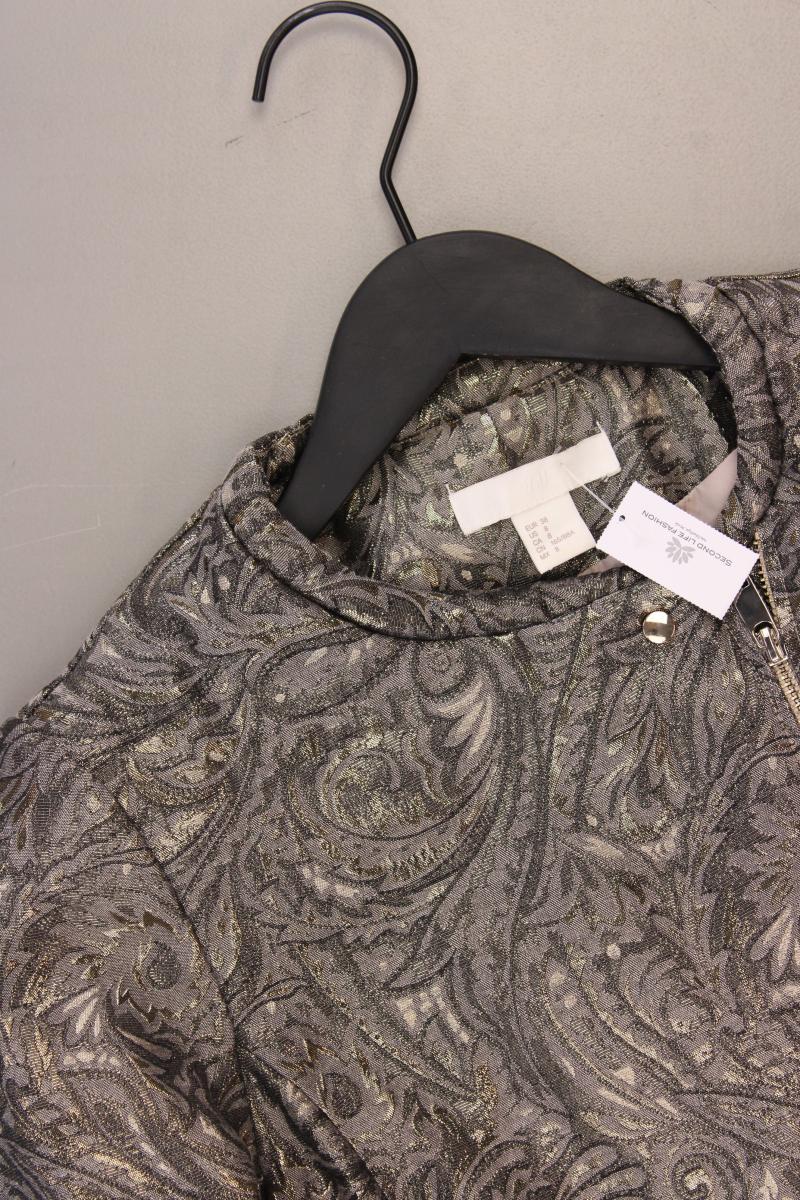 H&M Jäckchen Gr. 38 gold aus Polyester