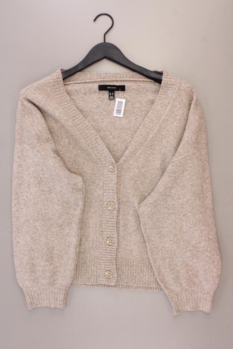 Vero Moda Cardigan Gr. XL Langarm braun aus Polyester