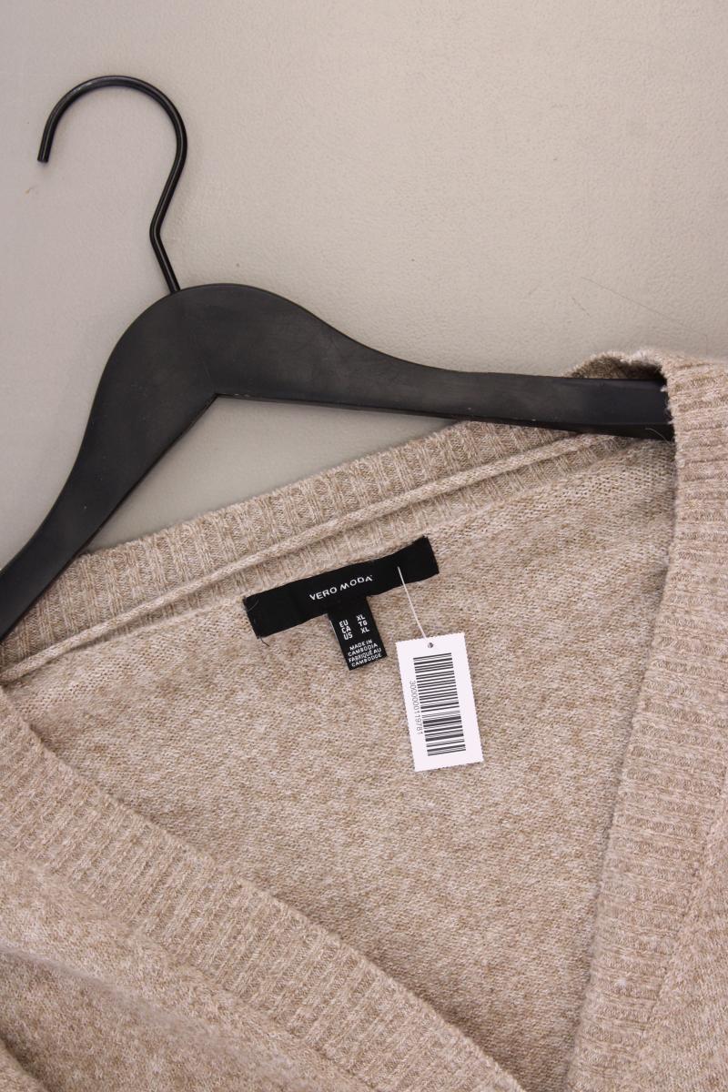 Vero Moda Cardigan Gr. XL Langarm braun aus Polyester
