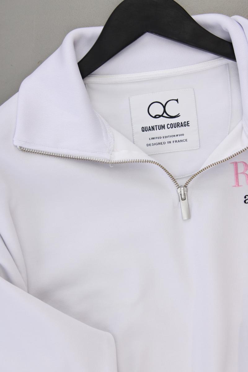 Quantum Courage Langarmpullover Gr. S weiß aus Baumwolle
