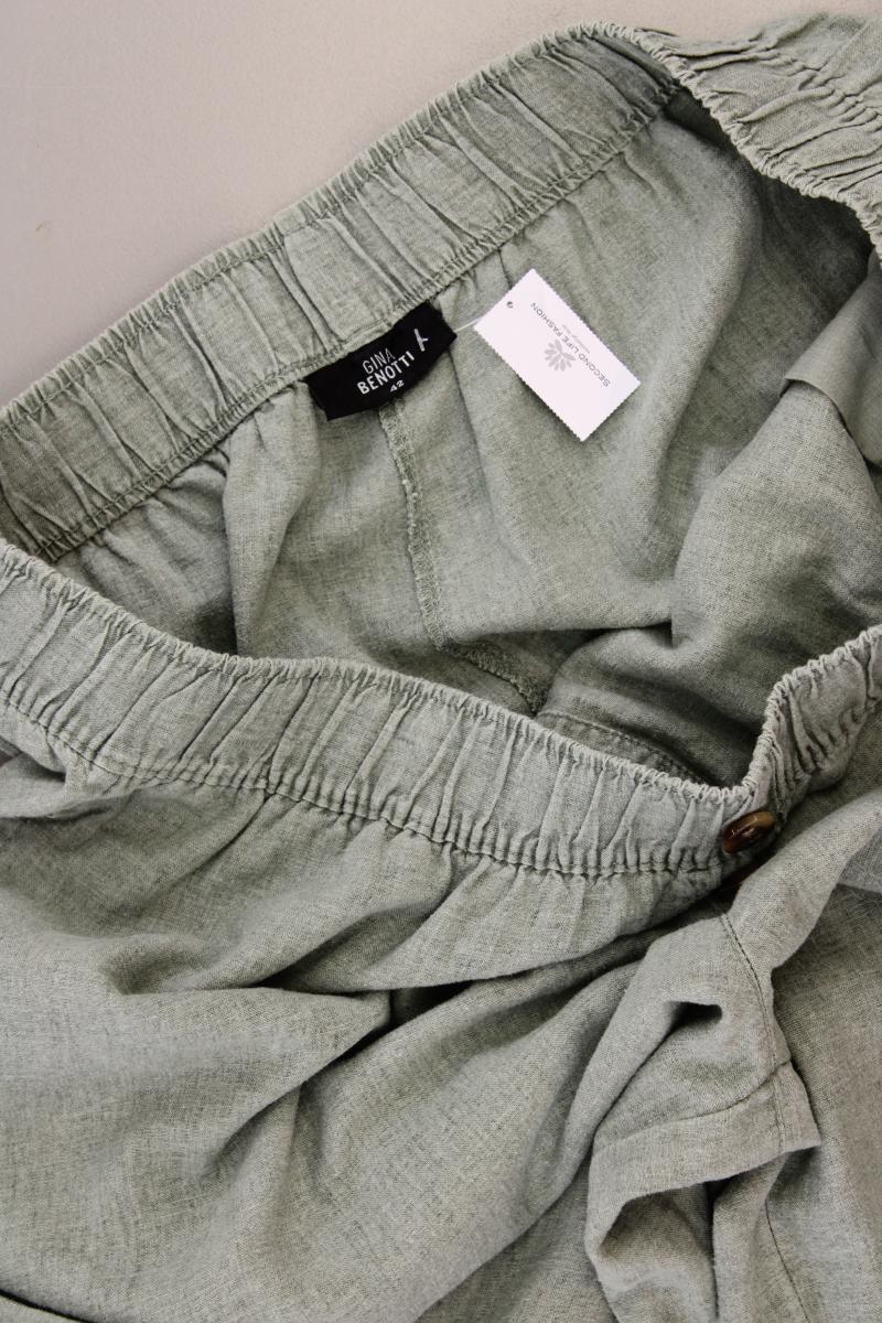 Gina Benotti Leinenhose Gr. 42 grün
