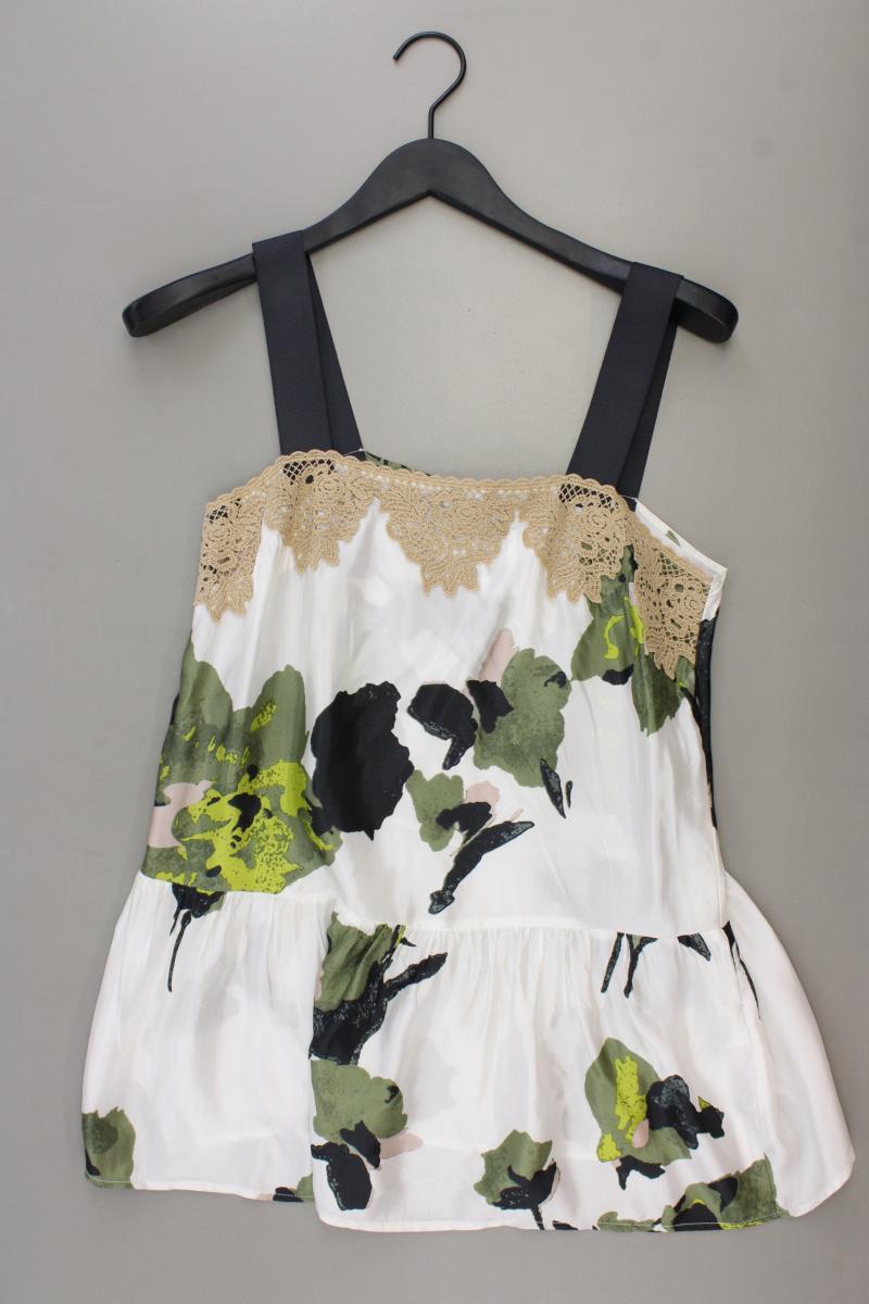 Twinset Simona Barbieri Trägertop Gr. IT 42 (S) mit Blumenmuster mehrfarbig