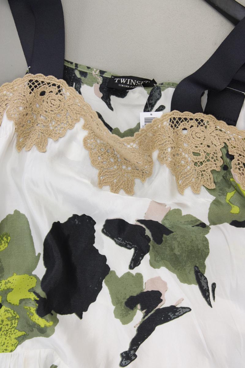 Twinset Simona Barbieri Trägertop Gr. IT 42 (S) mit Blumenmuster mehrfarbig