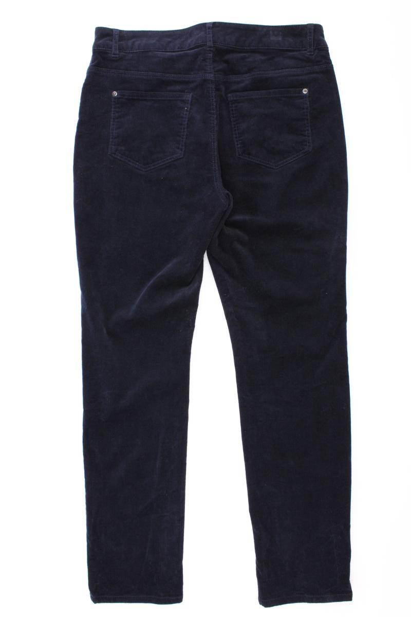 Christian Berg Cordhose Gr. 40 blau aus Baumwolle