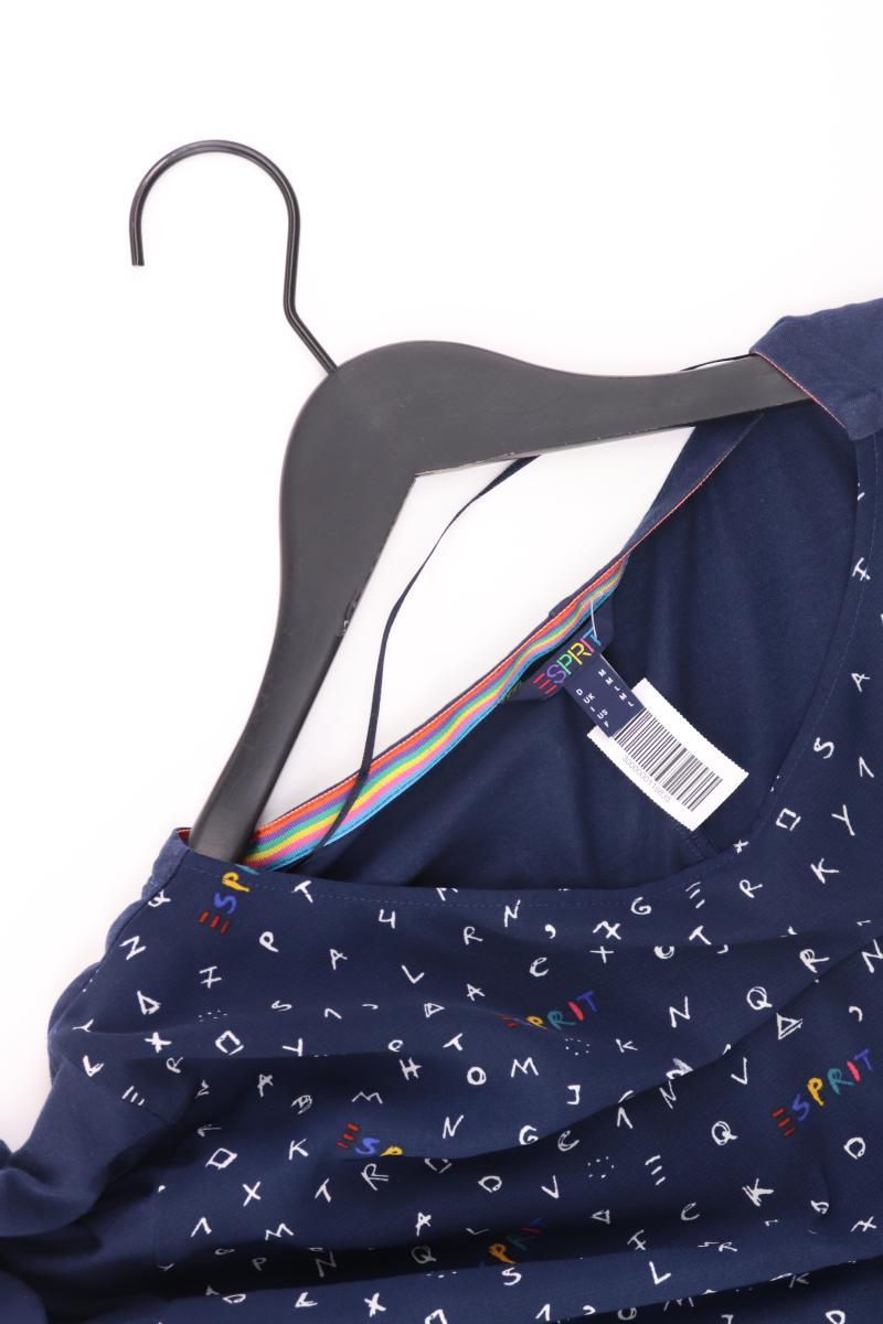 Esprit Kurzarmbluse Gr. M blau